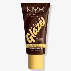 🦋 NYX 10: CHOCOLATE BUTTA Skin Tint Glaze Soft Glow New FullSz